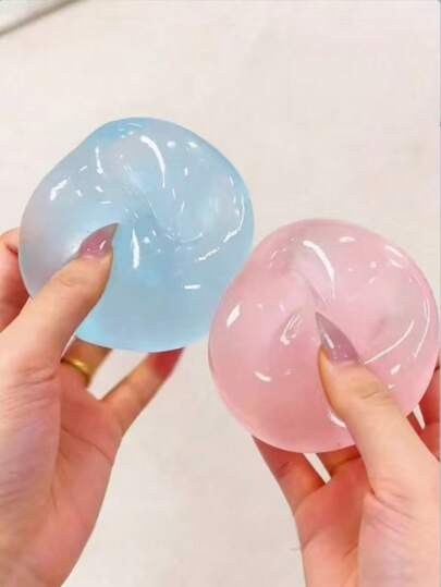pc Coconut Oil Scented Slow Rebound Squishy Stress Ball, Malleable Fidget Toy For Anxiety Relief, Finger Squeeze Toy, Hand Pressure Relief, Party Favor, Gift Bag Filler, Stuffed Squishy Toy, Birthday Gift, Sensory Toy $2.50