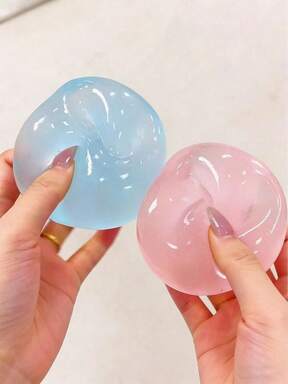 pc Coconut Oil Slow Rebound Stress Ball, Anxiety Relief, Suitable For Classroom Rewards, Party Favors, Round Malt Squeeze Stress Relief, Best Office Desk Stress Relief Tool, Suitable For Holiday Gifts, Birthday Gifts, Easter Gifts, Party Favors, Mood-Boos