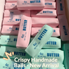 pc - Crispy Butter Stick, Voice-Activated Stress Relief Handmade Ball, Hot Butter Stick, Simulated Food Play Stress Relief Toy, Squeeze Venting Toy - Hot-Selling Item, Original Authentic, Excellent Gift, Birthday Gift, Ideal Present, Surprise Gift, Holida