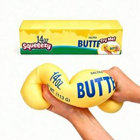 pc Giant Butter Stick Slow Rebound Squeeze Toy, Creative Stress Relief Butter Bar Sensory Toy, Suitable For Teenagers And Adults, Gift Box Filler, Birthday Gift, Christmas Stocking Stuffer, Party Favor $2.76 6% OFF