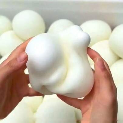 pc Japanese-Style Soft Steamed Bun, Slow Rebound Moldable, Squeezing Can Relieve Stress, Help Teenagers & Adults Vent Emotions, Birthday/Holiday Gift, Souvenir $2.45