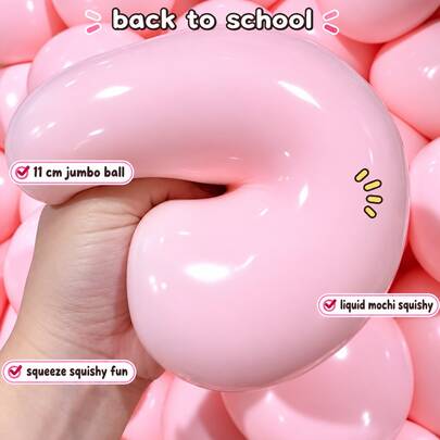 pc New 0cm Extra Large Fluid Ball Stress Relief Toy, Giant Fluid Ball Squishy Toy, Large Slow Rebound Stress Relief Toy, Mud-Like Squishy Toy, Birthday Gift - Christmas Gift - Halloween Gift - Perfect, Suitable For Children, Dumpling Squishy $2.0