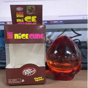 pc Soft Soda-Style Transparent Square Squishy Toy, Water-Shaped Soft Elastic Squeeze Stress Relief Toy, Soft Q-Bounce Silicone Decompression Toy, Squeeze And Rebound Stress Relief Gadget, Hand Relaxation Anxiety Relief Toy, Portable Commute Stress Relief 