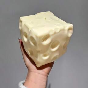 pc-Squishy, Jumbo Cheese Squishy, Clay/Flour Handmade Ball, Pliable, Slow Rebound Squishy, Suitable For Girls. Stress Relief Toy For Teenagers, Gift, Squeeze Toy, -Easter Gift-Birthday Gift-Christmas Gift-Holiday Gift $3.79 5% OFF