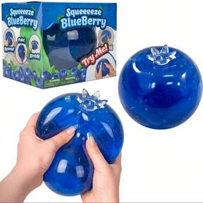 pc Super Aesthetic Soothing Giant Blueberry Office Stress Relief Squeeze Toy, Blueberry Shaped Jelly Texture Slow Rebound Venting Stress Relief Ornament, Squishy Squeeze Toy, Crisp Sensation Squeeze Toy $3.85 36% OFF