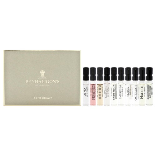Penhaligons Scent Library Set for Unisex - 10 Pc Mini Gift Set 0.07oz Empressa
