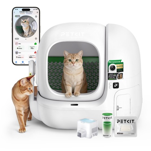 PETKIT MAX PRO 2 Self Cleaning Cat Litter Box Automatic Litter Box, App Control