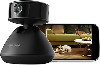 PETLIBRO Dog Camera with Phone App, 360&deg; Auto Tracking Pet Camera Indoor with Phone App for Home Alone Pets, Cat & Puppy Camera with 2-Way Audio, Night Vision, Indoor Camera WiFi