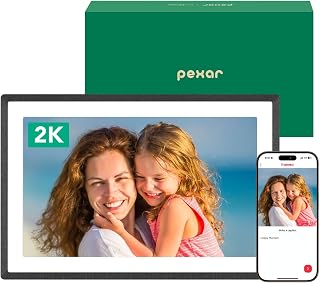 Pexar Black 11'' 2K WiFi Digital Picture Frame (Powered by Lexar)
