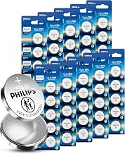 PHILIPS CR2016 3V Lithium Cell Batteries 50 Pack, 10 Year Shelf Life | Child Resistant Packaging, Stable Discharge for Key Fob, Car Remote & Small Electronics