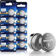 PHILIPS CR2477 3V Lithium Battery 5 Pack - Long-Lasting Power for Electronics, Corrosion-Resistant Cell &ndash; Works with Remote Keys, Health Monitors, Industrial Sensors, Smart Trackers