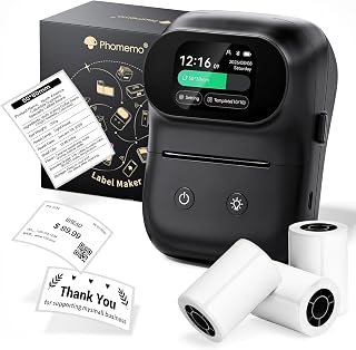 Phomemo Label Maker, M20pro Touch Screen Thermal Label Printer