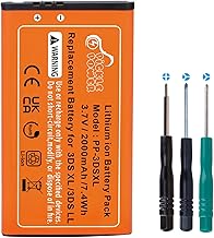 Pickle Power 3DS XL Battery, 2000mAh SPR-003 Battery Replacement for Nintendo 3DSXL/New 3DSXL/ 3DS LL/New 3DS LL Game Console, with Repair Tool Kit
