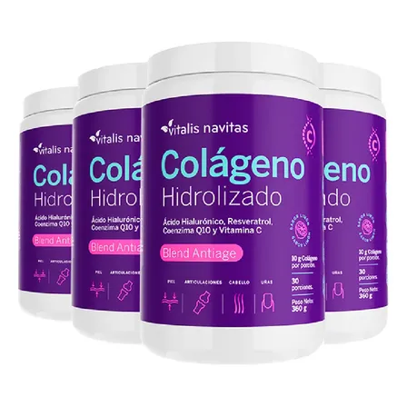 Plan 120 D&iacute;as De Col&aacute;geno Hidrolizado Bebible Premium Sabor Lim&oacute;n