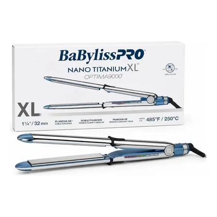 Planchita De Pelo &Oacute;ptima Xl Babyliss Doble Voltaje