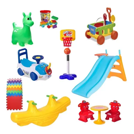 Plaza Blanda X9 Juegos Aire Libre Tobogan Hamaca Aro Envio