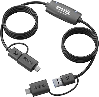 Plugable USB Data Transfer Cable PC to PC, 6.6ft