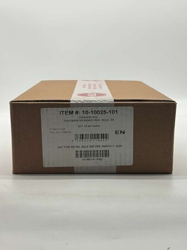 Pokemon TCG English SV8.5 Prismatic Evolutions Booster Bundle Box Case Sealed