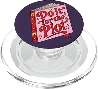 PopSockets Funny Book Phone Grip & Stand- Do it for The Plot PopSockets PopGrip for MagSafe