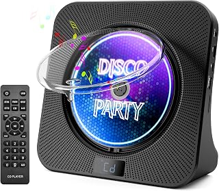 Portable CD Player with Bluetooth, Hi-Fi Speakers & FM Radio