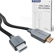 PORTHOLIC Wii to HDMI Adapter Converter 1080P 5ft/150cm,Wii HDMI Cable for Full HD Device,Plug & Play Wii 2 HDMI Cord, Compatible with Nintendo Wii/Wii U, HDTV, Monitor-Supports All Wii Display Mode