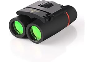 POXXU Binoculars for Adults and Kids, High Powered Portable & Compact Binoculars, for Bird Watching, Cruise Ship, Travel, Hunting Essentials (Black, 8&times;21)