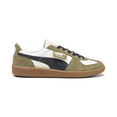 PUMA Palermo Og Lace Up  Mens Beige, Green Sneakers Casual Shoes 38301112