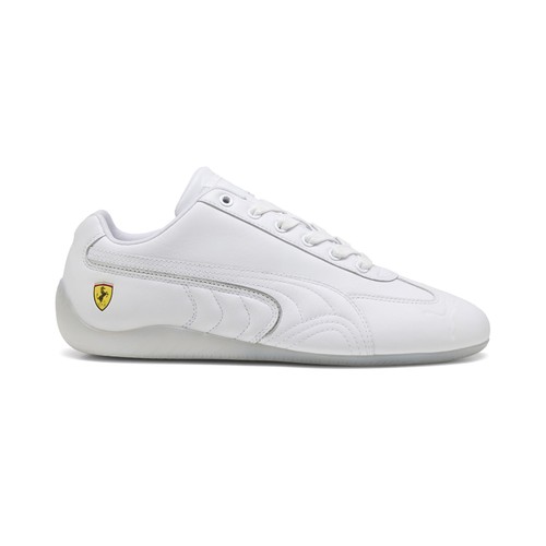 PUMA Scuderia Ferrari Speedcat Miami White Lace Up  Mens White Sneakers Casual S