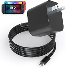 PURBHE Charger for Nintendo Switch 2 / Steam Deck/Switch and PS5 Support TV Mode, Output 60W Max for Nintendo 2 with 5FT Charging Cable, 15v2.6a~20V3a AC Power Supply Adapter for NS2 Aaccessories