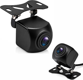 Pyle Backup Camera for Car, Truck, Trailer, RV & Van | HD AHD 720P & CVBS Switchable Reverse Camera | 170&deg; Fisheye Lens | Night Vision & Parking Guidelines | IP68 Waterproof | 12V-24V | Pack-2