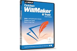 Quicken WillMaker & Trust 2026 - Estate Planning Software - Will, Living Trust, Health Care Directive, Financial, Power of Attorney - Legally Binding- CD - PC/Mac & Online