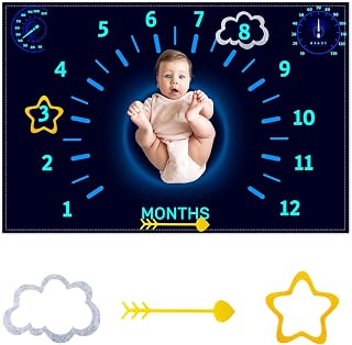Racing Car Baby Monthly Milestone Blanket Newborn Growth Record Prop