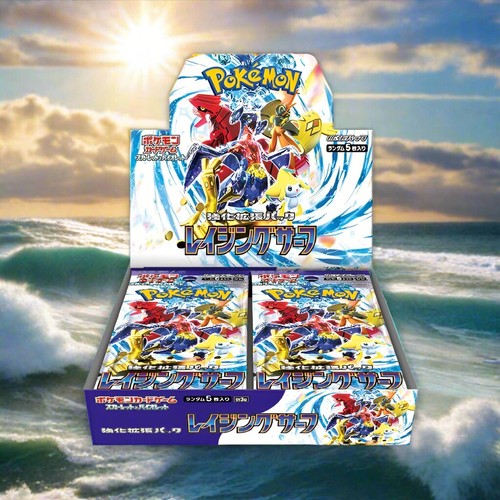 Raging Surf Japanese SV3a Booster Box Pok&eacute;mon TCG Sealed US SELLER SHIPS ASAP