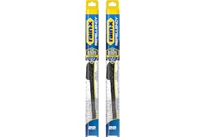 Rain-X 810363 Repellency Water Repellent Wiper Blades, 22" Windshield Wipers (Pack of 2), All Weather Streak-Free for Enhanced Visibility w/Water Repellency Formula [Amazon Exclusive]