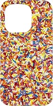 Rainbow Sprinkles Candy Colorful Candies Confetti Case for iPhone 15 Pro