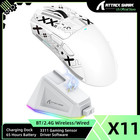 Rat&oacute;n inal&aacute;mbrico para juegos ATTACK SHARK X11 con base de carga sensor PixArt PAW3311