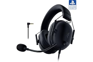 Razer BlackShark V2 X Wired PlayStation Gaming Headset, Black | 50mm Drivers, Cardioid Mic, Lightweight, Comfortable Noise Isolating Earcups, For PS5, Xbox Series X, PC, Switch, 3.5 mm Jack
