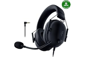 Razer BlackShark V2 X Xbox Gaming Headset: 50mm Drivers - Cardioid Mic - Lightweight - Comfortable, Noise Isolating Earcups - for Xbox Series X, Series S, PS5, PC, Switch via 3.5mm Audio Jack - Black