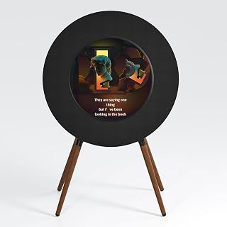 Record R1 Award-Winning Vinyl Bluetooth Speaker, 21.5" Display with Dynamic Lyrics & Album Art, 2.1 Hi-Fi Stereo by Jamo, Wi-Fi & BT 5.1, Premium Home Audio D&eacute;cor