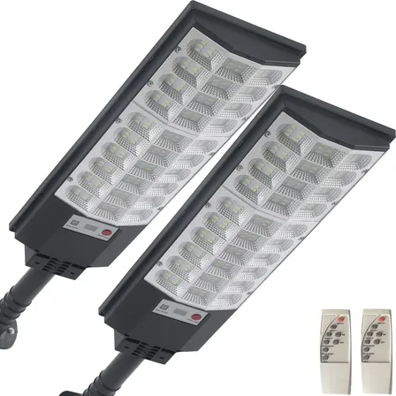 Reflector Solar Farola Solares Lampara Luz Led Panel 2 Unidades-150w Blanco Fr&iacute;o