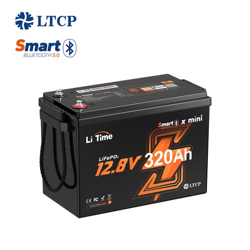 Refurbished LiTime 12V 320Ah mini Bluetooth Lithium Battery LiFePO4 For RV Solar