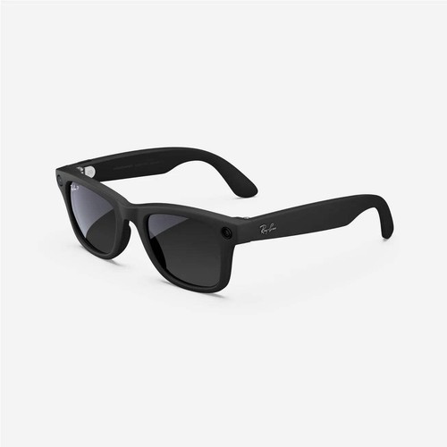 Refurbished Ray-Ban Meta Wayfarer (Gen 1), Matte Black / Gradient Graphite Polar