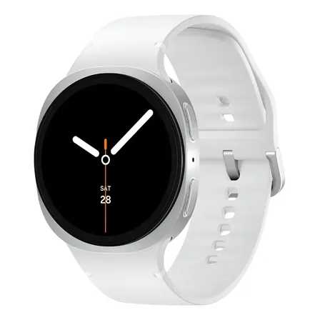 Reloj Inteligente Galaxy Watch 8 44mm Silver Samsung - Plateado - Milan&eacute;s - Blanco - Plata