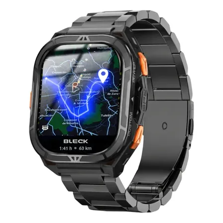 Reloj Inteligente Militar Sumergible Con Gps Hombre G3 Negro Elegante Resistente Negro Met&aacute;lico