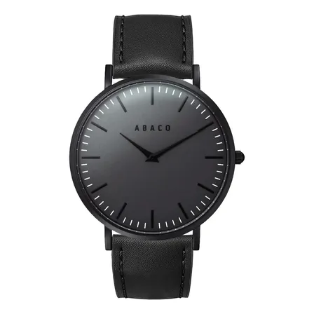Reloj Negro Correa Imantada Abaco Lee Mesh + Correa Cuero Negro