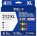 Remanufactured Replacement for Epson 212 Ink Cartridges for Epson 212XL