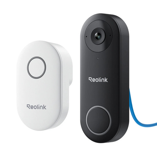 Reolink Video Doorbell PoE 5MP Person Detection Wired Security Camera 180&deg; View