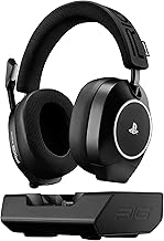 RIG R8 Spectre PRO HS Dual Wireless Gaming Headset for PlayStation and PC | PS5, PS4, USB, Mobile - Wireless 2.4GHz / Bluetooth - Graphene Drivers, 3D Audio, Noise-Canceling Mic, RGB Charging Base