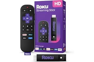 Roku Streaming Stick HD &mdash; HD Streaming Device for TV with Roku Voice Remote, Free & Live TV