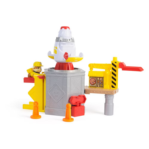 Rubble & Crew Launch 'n' Spin Spaceship Playset w/ Paw Patrol Action